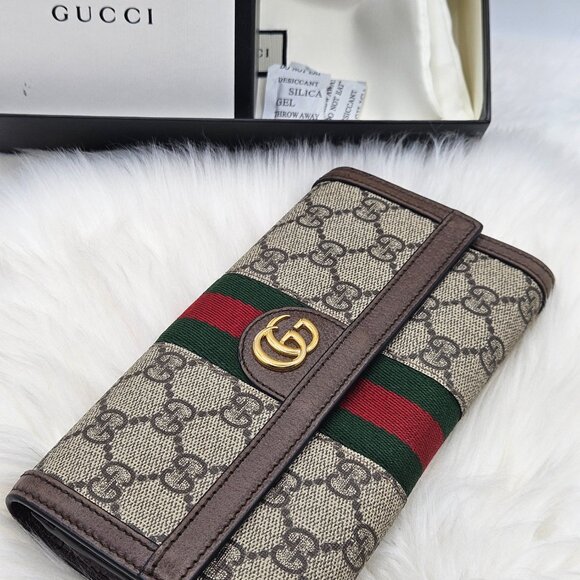 Gucci  Supreme Ophidia Continental Wallet - Picture 8 of 17